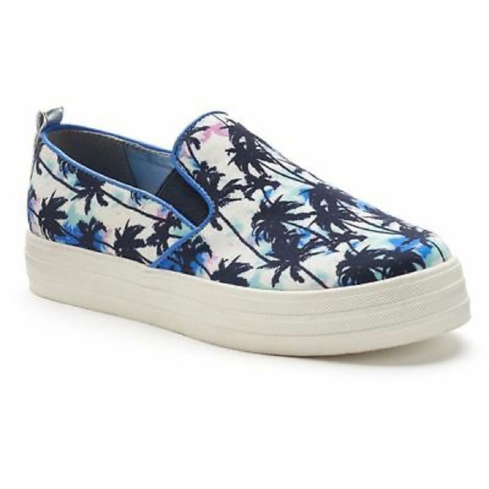 Juicy Couture Palm tree platform sneaker